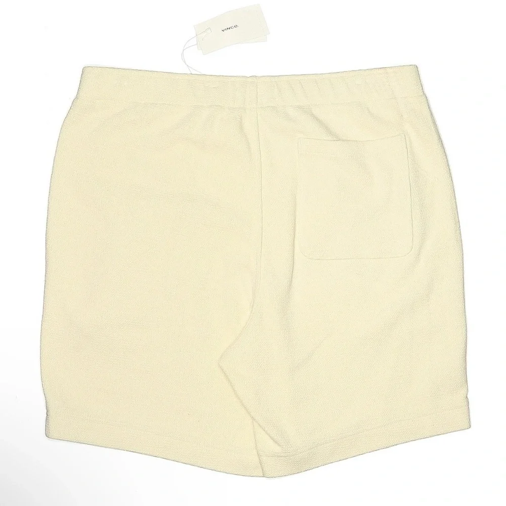Vince Men’s Ivory Pull-On Shorts Size M NWT Cotton Blend Casual Lounge